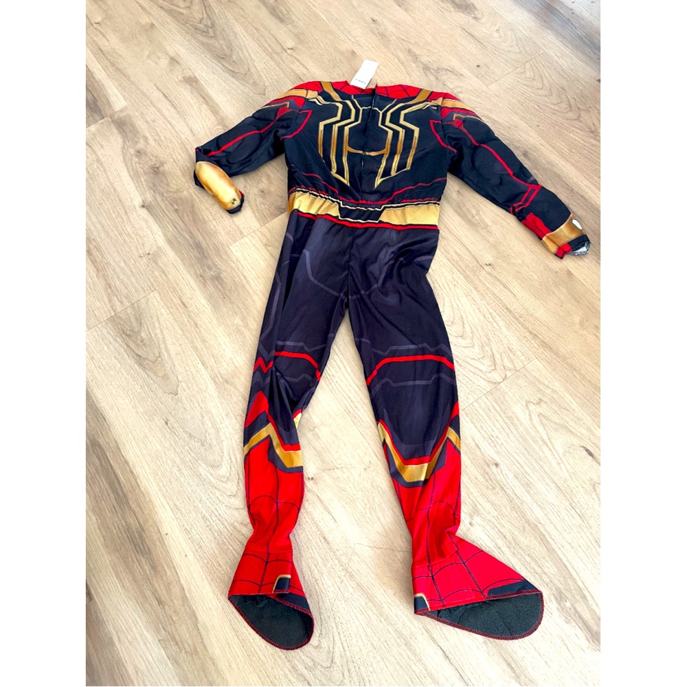 New Marvel Spiderman Costume black and red size Medium - Picture 3 of 8